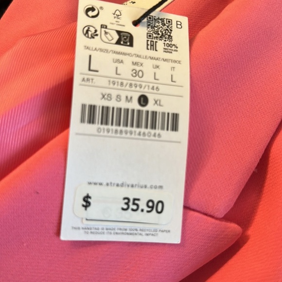 New BUTTONED BLAZER pink - Picture 4 of 7